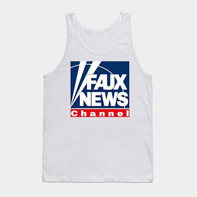 Fox "Faux" News Channel Tank Top by RevolutionToday